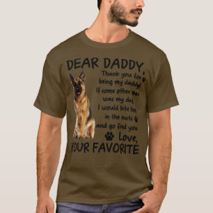 T-shirt Cher Papa Merci D'Être Mon Père