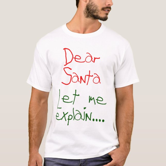 T-shirt Cher Père Noël #2 (Devant)