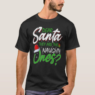 T-shirt Cher Père Noël, Ce Sont Les Maudits Noël