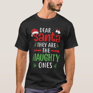 T-shirt Cher Père Noël, Ce Sont Les Mauvais.