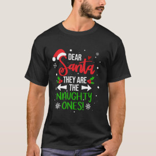 T-shirt Cher Père Noël, Ce Sont Les Mauvais Et Drôle Noël