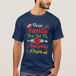 T-shirt Cher Père Noël, Ce Sont Les Mauvais Et Drôle Noël