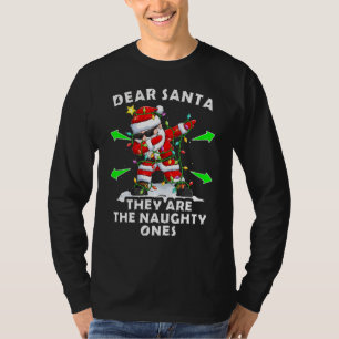 T-shirt Cher Père Noël, Ce Sont Les Mauvais Et Drôle Noël
