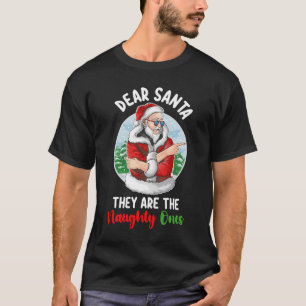 T-shirt Cher Père Noël, ce sont les méchants Noël