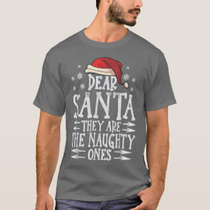 T-shirt Cher père Noël, ce sont les méchants Noël san
