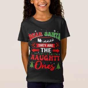 T-Shirt Cher Père Noël, ce sont les vilains pyjamas