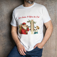 Cher Père Noël, c'était le chat Vintage drôle Noël