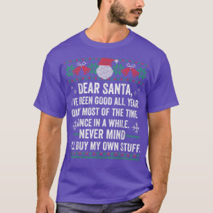 T-shirt Cher Père Noël, Cher Père Noël Souhaite