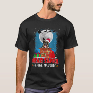 T-shirt Cher Père Noël Définir Chien de berger allemand mé