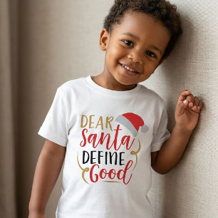 T-shirt Cher Père Noël. Définir le bon Noël
