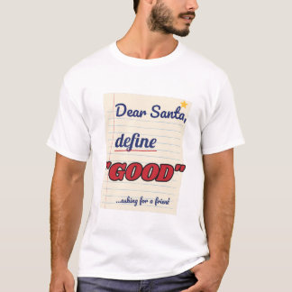 T-shirt Cher Père Noël, définissez bon