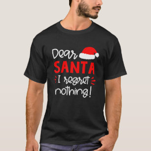 T-shirt Cher Père Noël drôle Matching Pajamas de Noël de f