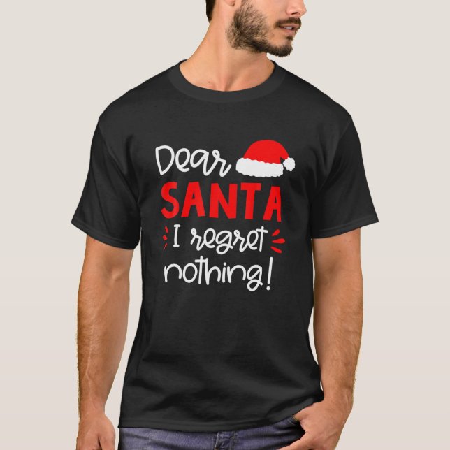 T-shirt Cher Père Noël drôle Matching Pajamas de Noël de f (Devant)