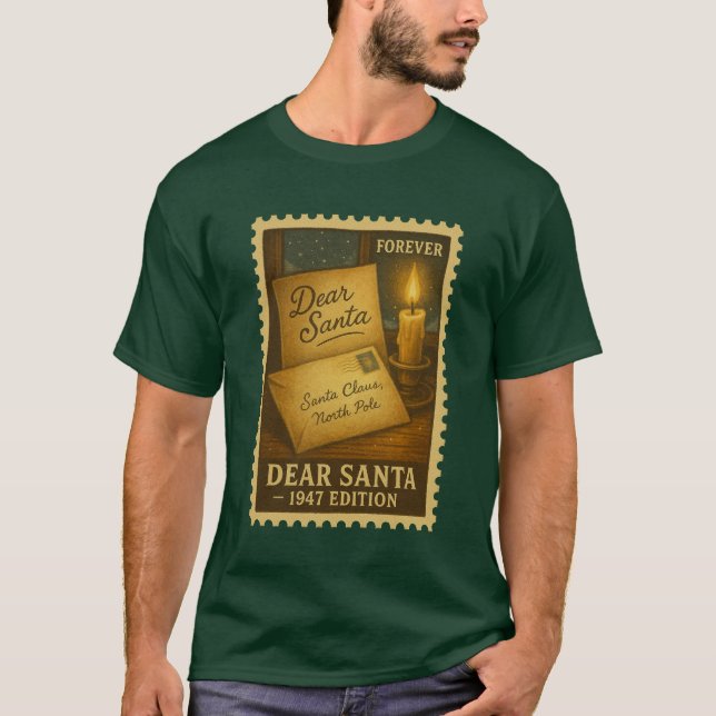 T-shirt Cher Père Noël – Édition 1947 (Devant)
