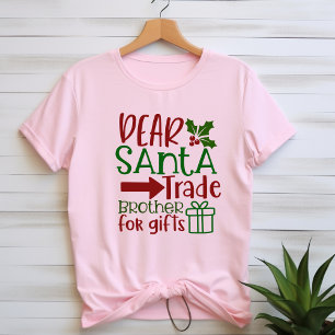 T-shirt Cher père Noël frère de commerce pour cadeaux T-sh