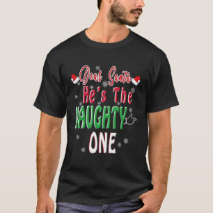 T-shirt Cher Père Noël, Il Est Mauvais Celui Qui Correspon