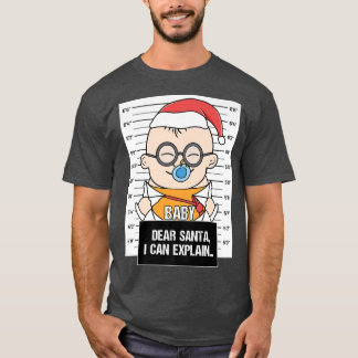 T-shirt Cher Père Noël Je Peux Expliquer Baby Fopper Crimi