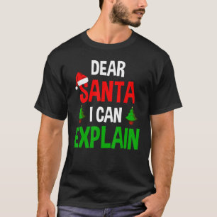 T-shirt Cher Père Noël, je peux expliquer Noël