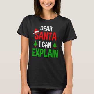 T-shirt Cher Père Noël, je peux expliquer Noël