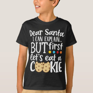 T-shirt Cher Père Noël, je peux expliquer Noël mignon