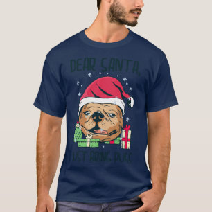 T-shirt Cher Père Noël Noël Carlin de vacances Dons de pro