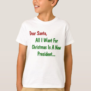 T-shirt Cher Père Noël Tout Ce Que Je Veux Pour Noël Est U