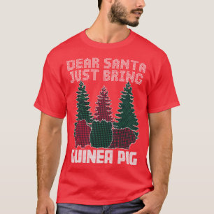 T-shirt Cher Père Noël, viens d'apporter le cochon de Guin