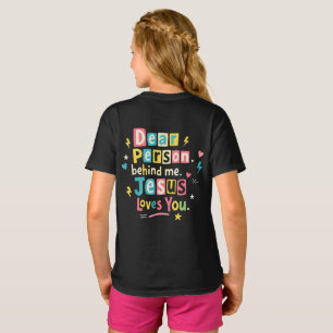 T-shirt Cher personne derrière moi Jésus t'aime