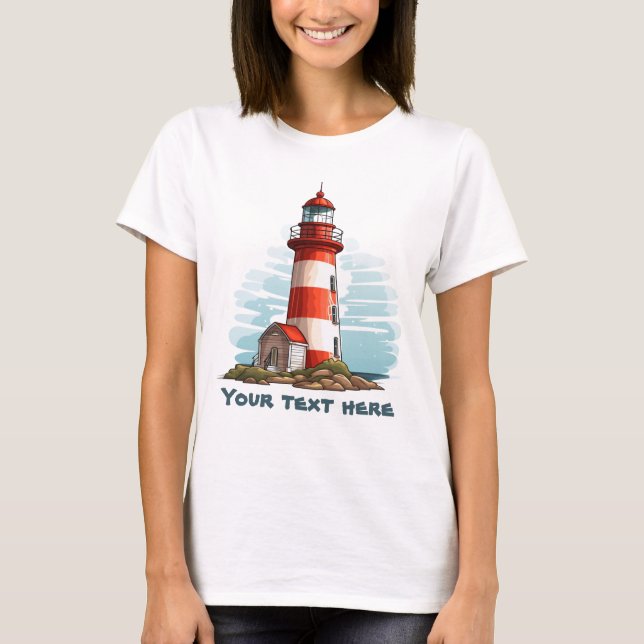 T-shirt Cher phare ajouter du texte (Devant)