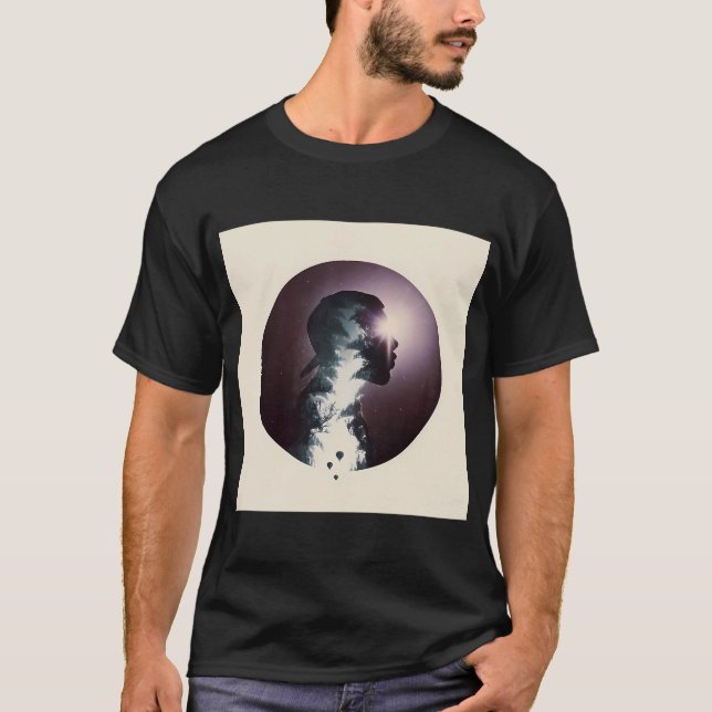 T-shirt Cherchant la Lumière (Devant)