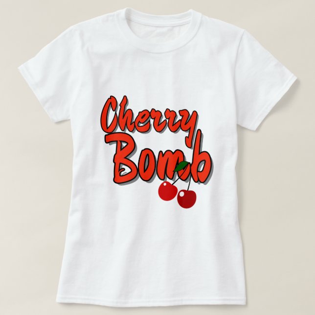 T-shirt Chercher bombe Retro Vintage (Design devant)
