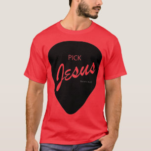 T-SHIRT CHERCHER JÉSUS FENDER STYLE NOIR