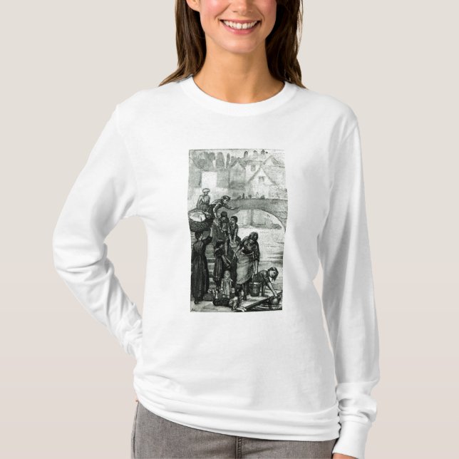 T-shirt Chercher l'eau de la rivière (Devant)