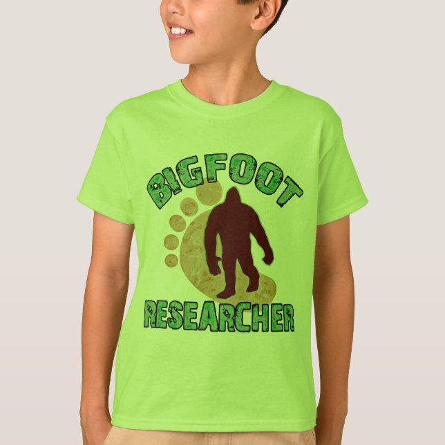 T-shirt Chercheur de Bigfoot (Devant)