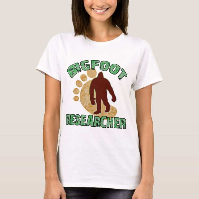 T-shirt Chercheur de Bigfoot (Devant)