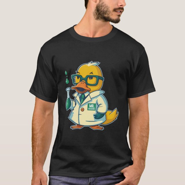 T-shirt Chercheur de canard à caoutchouc (Devant)