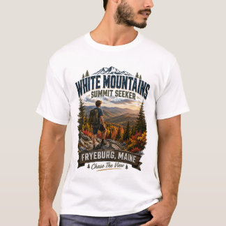 T-shirt Chercheur de sommet des White Mountains Fryeburg M