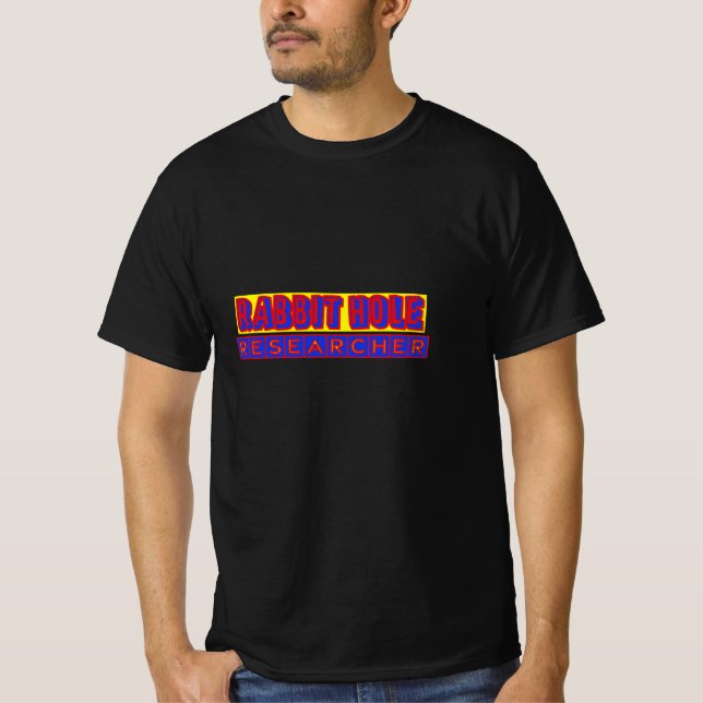 T-shirt Chercheur de trou de lapin (Devant)