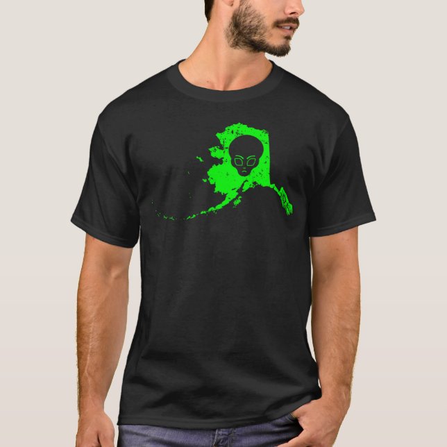 T-shirt Chercheur D'Expérience Ufo Alaska Ufo Chasse (Devant)