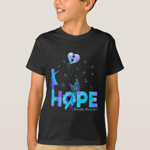 T-shirt Chercheur en prévention du suicide chez le papillo