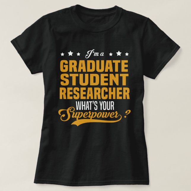 T-shirt Chercheur étudiant (Design devant)