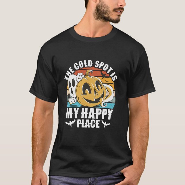 T-shirt Chercheur Paranormal Chasse Fantôme Professionnel  (Devant)