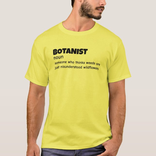 T-shirt Chercheur plante Drôle Définition Tee (Devant)