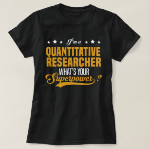 T-shirt Chercheur quantitatif