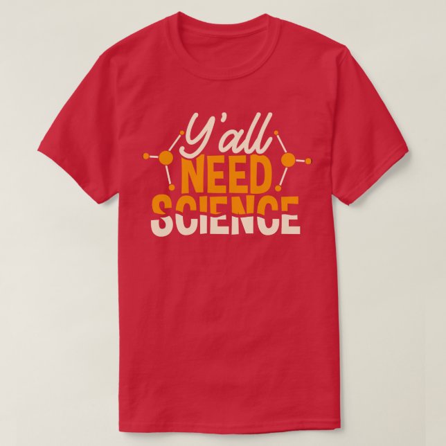 T-shirt Chercheur scientifique Physicien chimiste (Design devant)
