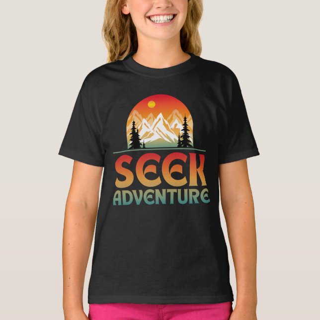 T-SHIRT CHERCHEZ L'AVENTURE (Devant)
