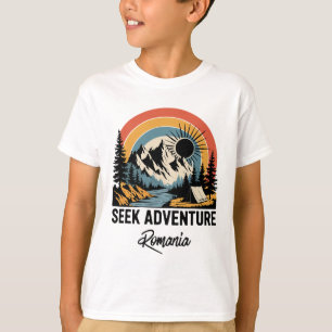 T-shirt Cherchez l'aventure Vacances en Roumanie en plein