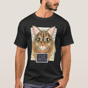 T-shirt Chère Maman Je Peux Expliquer I Sibérien Chat Mama