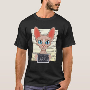 T-shirt Chère Maman Je Peux Expliquer Je Sphynx Chat Maman