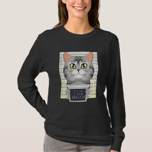 T-shirt Chère Maman, Je Peux Expliquer Moi Américain Chat